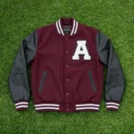Vintage Howe Snap Button Varsity Jacket Wool - Image 3