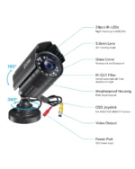 ZOSI 1080P CCTV Camera Outdoor Indoor Hybrid 4 in 1 HD Wired-1Cam, Wired-1Cam - Image 3