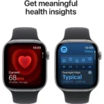 Apple Watch Series 11 42mm (Cellular)Aluminum Space Gray M/L Black Band-Open Box - Image 2