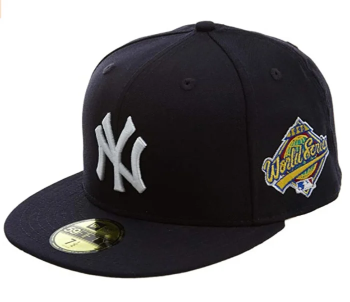 New Era NY Yankees 1996 World Series Side Patch 59FIFTY Fitted Hat – Navy 7 3/8 NWT