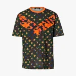$310 MCM Men's Jungle Green Cotton Camo Lion Chevron-v T Shirt MHT9AMM12G6