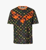 $310 MCM Men's Jungle Green Cotton Camo Lion Chevron-v T Shirt MHT9AMM12G6