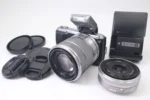 SONY NEX-C3 / E 18-55mm F3.5 OSS / E 16mm F2.8 Mirrorless Camera, Silver (f12677