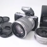 SONY NEX-C3 / E 18-55mm F3.5 OSS / E 16mm F2.8 Mirrorless Camera, Silver (f12677