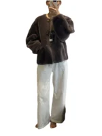 wool jacket Woman - Image 4