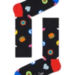 HAPPY SOCKS Symbol Dot socks women's size 36-40 new fancy colorful pattern