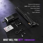 XLR/USB Gaming Microphone Set Dynamic PC Mic for Streaming Podcasting Compute... - Image 3
