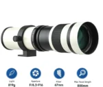 Canon EOS DSLR DIGITAL fit 420 800mm zoom lens 1200D 1300D 2000D 4000D & more ++Canon EOS DSLR DIGITAL fit 420 800mm zoom lens 1200D 1300D 2000D 4000D & more ++ - Image 2