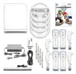 Nintendo Wii Console HD + Mario Kart+ Pick 1-4 Voomwa Remotes + 1-4 Wheels - Image 2